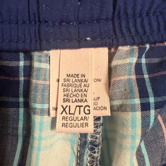 Victoria's Secret Blue and White Plaid Pajama Set - Picture 3 of 16